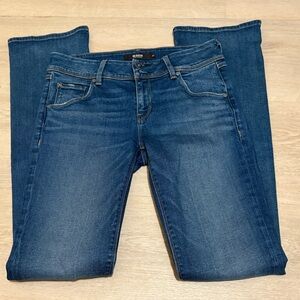 Hudson Jeans Women's Beth Baby Bootcut Excursion Blue Wash Stretch